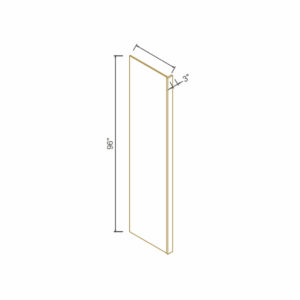 Pebble Grey - Refrigerator End Panel 3"