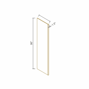 Pebble Grey - Refrigerator End Panel 1 1/2"