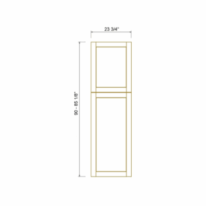 Pebble Grey - Tall Decorative Panels 90"