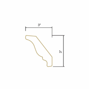 CROWN NAVY Navy Blue - Crown Molding