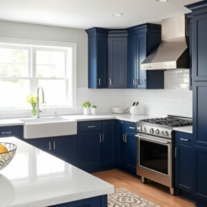 Navy Blue - Tall Cabinets Pantry