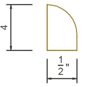 Quarter Round Molding