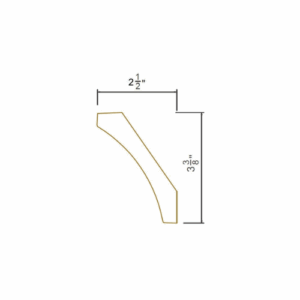 Pebble Grey - Cove Molding Tall