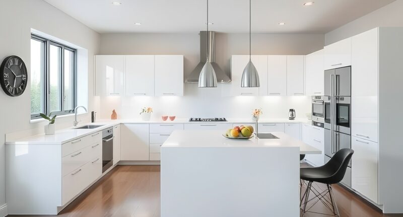 Euro Gloss White - Tall Cabinets Pantry