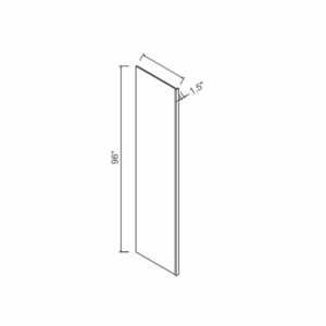 Refrigerator End Panel 1 1/2"