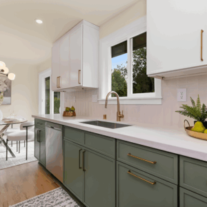 Slim Sage Green - Base Sink Cabinets